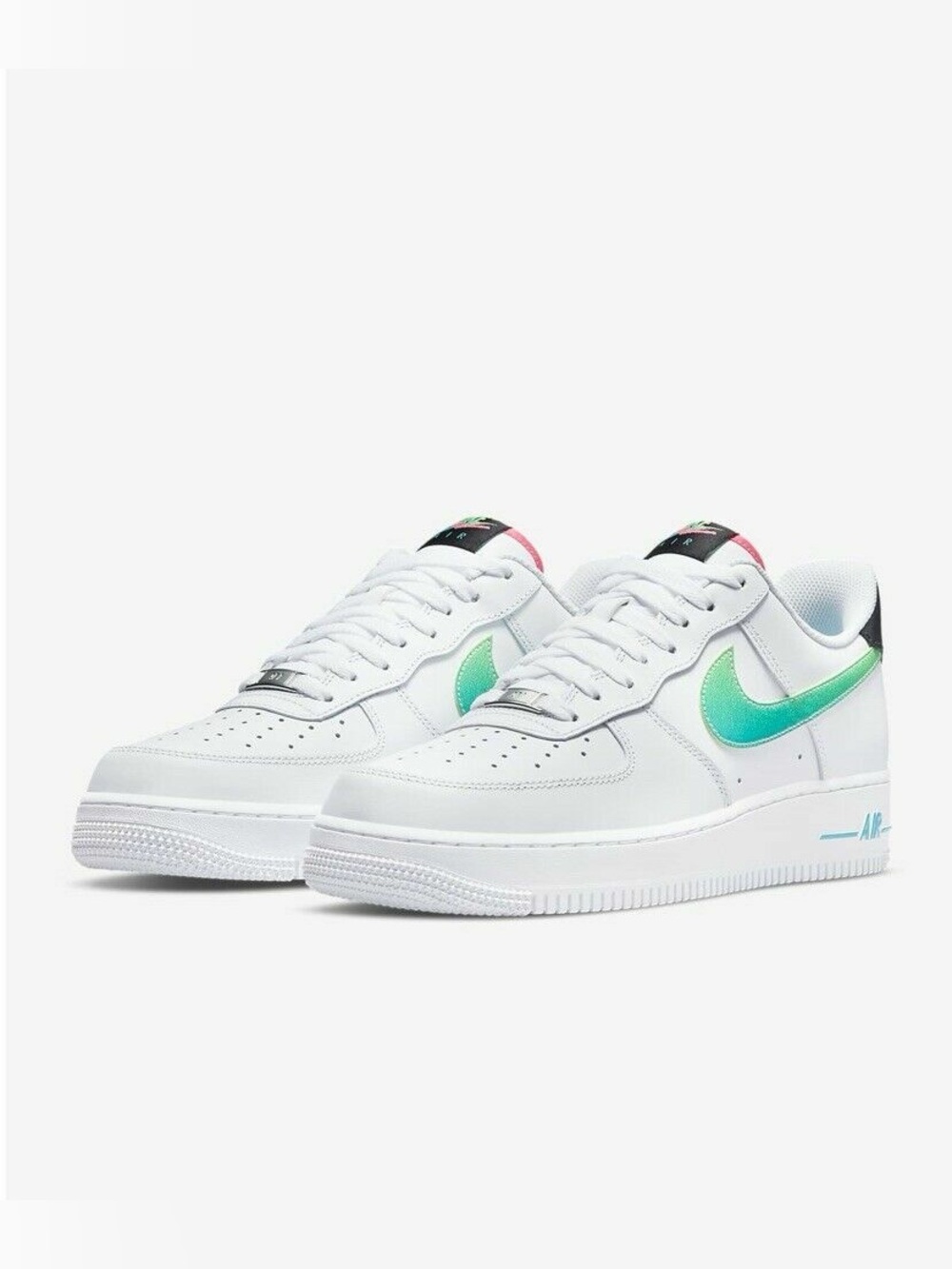 Nike Air Force 1 LV8 Sneakers with Green Swoosh